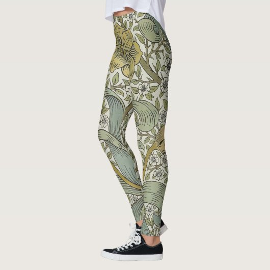 William Morris Spring Thicket Classic Pattern Leggings (Links)