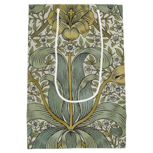 William Morris Spring Thicket Classic Pattern Medium Cadeauzakje (Achterkant)