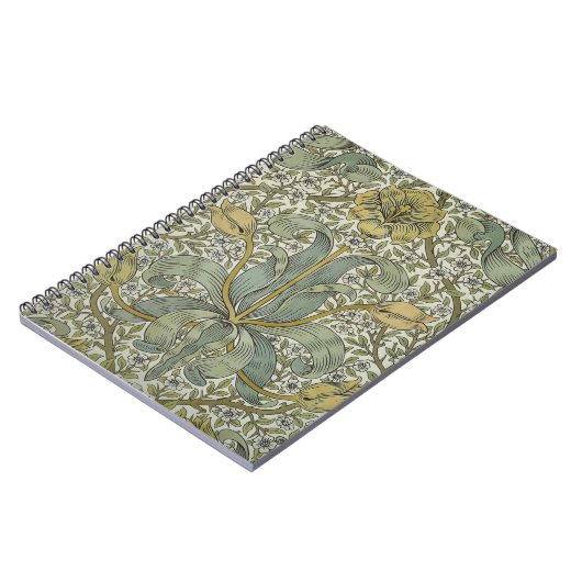 William Morris Spring Thicket Classic Pattern Notitieboek (Linkerzijde)