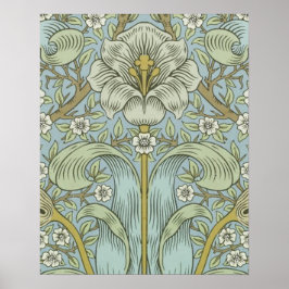 William Morris Spring Thicket Classic Pattern Poster