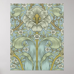 William Morris Spring Thicket Classic Pattern Poster