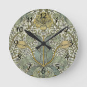 William Morris Spring Thicket Classic Pattern Ronde Klok (Voorkant)
