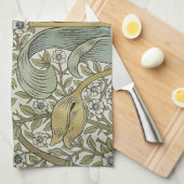 William Morris Spring Thicket Classic Pattern Theedoek (Quarter Fold)