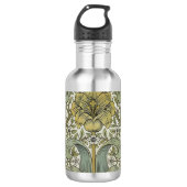 William Morris Spring Thicket Classic Pattern Waterfles (Voorkant)