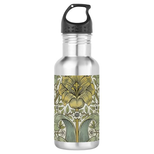 William Morris Spring Thicket Classic Pattern Waterfles (Voorkant)
