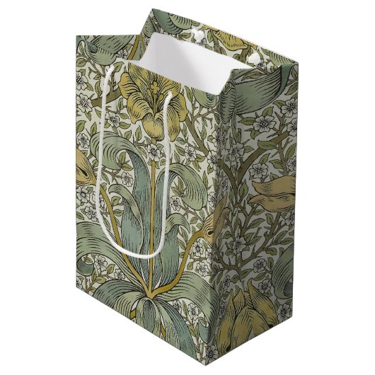 William Morris Spring Thicket Klassiek Patroon Medium Cadeauzakje (Voorkant Gekanteld)
