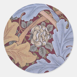 William Morris - St James 1880 Ronde Sticker