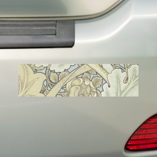 William Morris St James Acanthus Wallpaper Bumpersticker (Op auto)