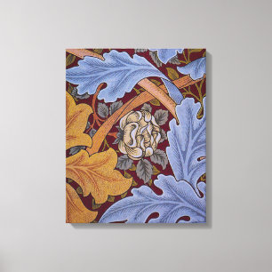 William Morris St James Acanthus Wallpaper Canvas Afdruk