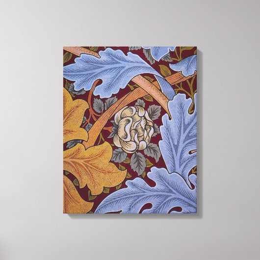 William Morris St James Acanthus Wallpaper Canvas Afdruk (Voorkant)