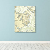 William Morris St James Acanthus Wallpaper Canvas Afdruk (Insitu (Houten vloer))