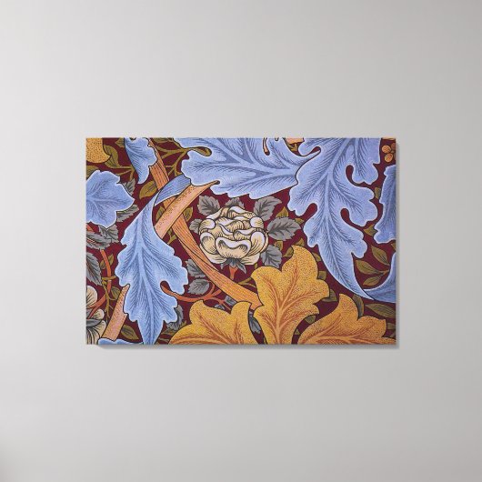 William Morris St James Acanthus Wallpaper Canvas Afdruk (Voorkant)