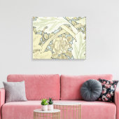 William Morris St James Acanthus Wallpaper Canvas Afdruk (Insitu (Woonkamer))