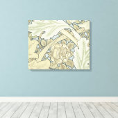 William Morris St James Acanthus Wallpaper Canvas Afdruk (Insitu (Houten vloer))