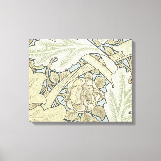 William Morris St James Acanthus Wallpaper Canvas Afdruk (Voorkant)