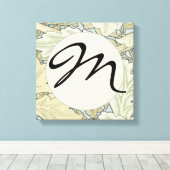 William Morris St James Acanthus Wallpaper Canvas Afdruk (Insitu (Houten vloer))