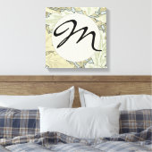 William Morris St James Acanthus Wallpaper Canvas Afdruk (Insitu (Slaapkamer))