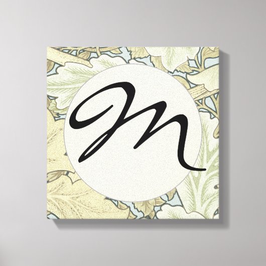 William Morris St James Acanthus Wallpaper Canvas Afdruk (Voorkant)