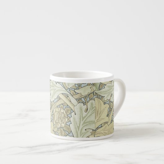 William Morris St James Acanthus Wallpaper Espresso Kop (Voorkant rechts)