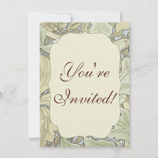 William Morris St James Acanthus Wallpaper Kaart (Voorkant)