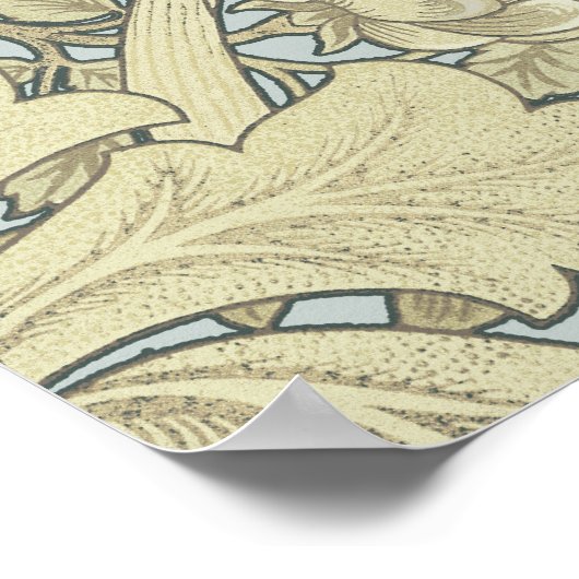 William Morris St James Acanthus Wallpaper Poster (Hoek)