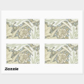 William Morris St James Acanthus Wallpaper Rechthoekige Sticker (Vel)