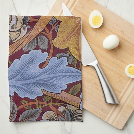 William Morris St James Acanthus Wallpaper Theedoek (Quarter Fold)