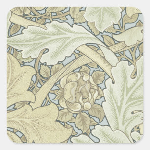 William Morris St James Acanthus Wallpaper Vierkante Sticker