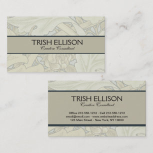 William Morris St James Acanthus Wallpaper Visitekaartje