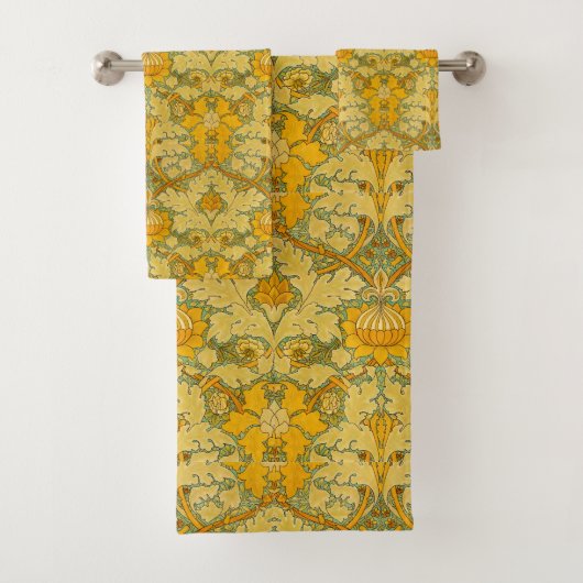 William Morris St James Palace Pattern Bad Handdoek (Insitu)