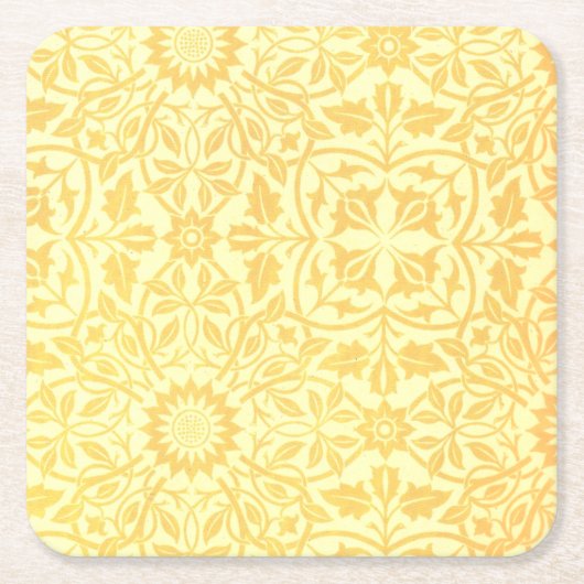 William Morris St. James Place Ceiling Paper Kartonnen Onderzetters (Voorkant)