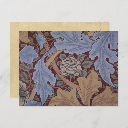 William Morris St. James Wallpaper Pattern Briefkaart (Voorkant / Achterkant)