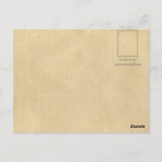 William Morris St. James Wallpaper Pattern Briefkaart (Achterkant)