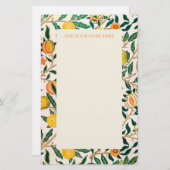 WILLIAM MORRIS STATIONERY "POMEGRANATE" PATROON BRIEFPAPIER (Voorkant / Achterkant)
