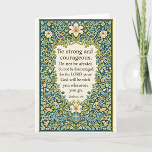 William Morris stijl bloem en schriftuur Kaart