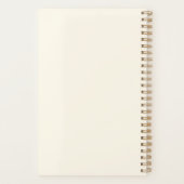 William Morris stijl bloem en schriftuur Planner (Achterkant)