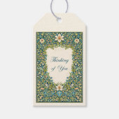 William Morris stijl bloemendeken voor jou Cadeaulabel (Voorkant)