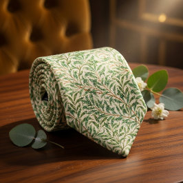 William Morris stijl bloemmotief Stropdas