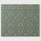 William Morris stijl bloempatroon Cadeaupapier (Vlak)