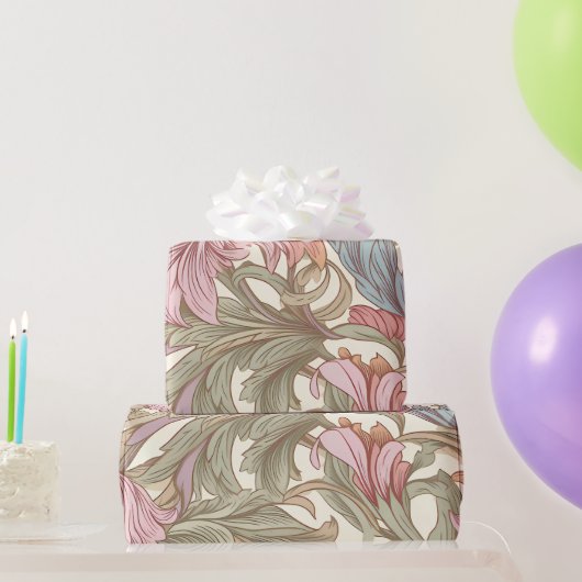 William Morris stijl botanisch bloempatroon Cadeaupapier (Feestgeschenken)