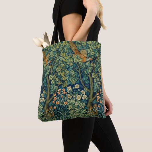 William Morris stijl Canvas tas, herbruikbaar Tote Bag (Dichtbij)