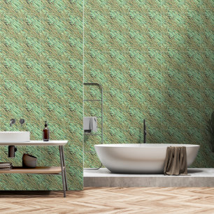 William Morris stijl Green Orang Behang