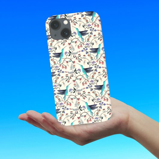 William Morris stijl Kolibrie Botanisch  Case-Mate iPhone Case