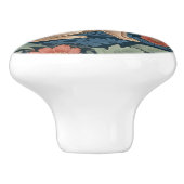 William Morris stijl Konijn Rechts geconfronteerd  Keramische Knop (Zijkant)