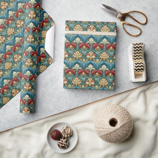 William Morris stijl patroon Cadeaupapier (Crafts)