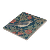 William Morris stijl Rechts tegenover Mockingbird Tegeltje (Zijkant)