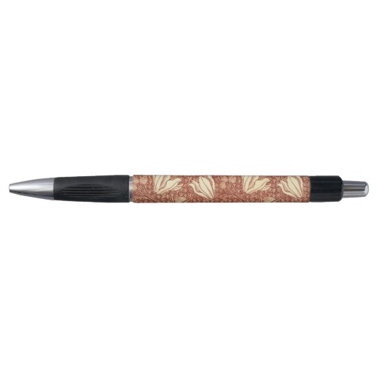 William Morris stijl Red Lily bloempatroon Pen (Voorkant)