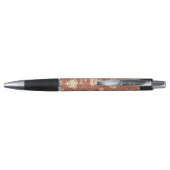 William Morris stijl Red Lily bloempatroon Pen (Achterkant)