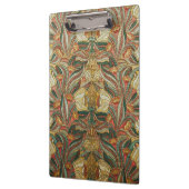 William Morris stijl Roze Groene Botanisch Klembord (Links)