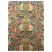 William Morris stijl Roze Groene Botanisch Klembord (Achterkant)